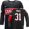 Nike 2014 Olympics Kanada #31 Carey Price Musta Paita – Miesten