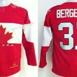 Nike 2014 Olympics Kanada #37 Patrice Bergeron Punainen Paita – Lasten