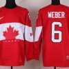 Nike 2014 Olympics Kanada #6 Shea Weber Punainen Paita – Miesten