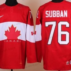 Nike 2014 Olympics Kanada #76 P.K. Subban Punainen Paita – Miesten