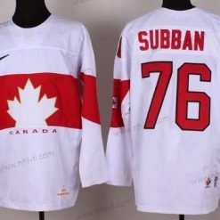 Nike 2014 Olympics Kanada #76 P.K. Subban Valkoinen Paita – Miesten