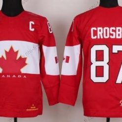 Nike 2014 Olympics Kanada #87 Sidney Crosby Punainen Paita – Lasten