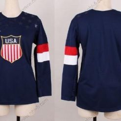 Nike 2014 Olympics USA Tyhjä Laivastonsininen Sininen Paita – Naisten