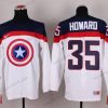 Nike 2015 USA maajoukkue #35 Jimmy Howard Captain Amerikka Valkoinen Paita – Miesten