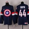 Nike 2015 USA maajoukkue #44 Brooks Orpik Captain Amerikka Laivastonsininen Sininen Paita – Miesten