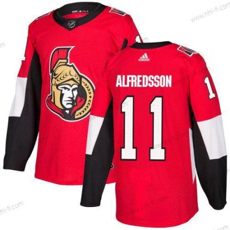 Ottawa Senators 11 Daniel Alfredsson Punainen Kotiottelu Aito Ommeltu NHL Paita – Nuoret