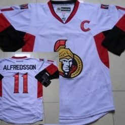 Ottawa Senators #11 Daniel Alfredsson Valkoinen Paita – Miesten