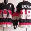 Ottawa Senators #19 Jason Spezza Musta Vieras Paita – Miesten