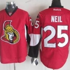 Ottawa Senators #25 Chris Neil Punainen Paita – Miesten