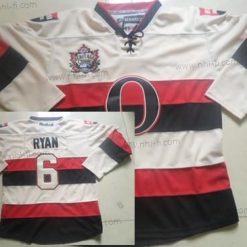 Ottawa Senators #6 Bobby Ryan 2014 Heritage Klassinen Kerma Paita – Miesten