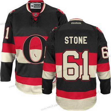 Ottawa Senators #61 Mark Stone Musta Vieras Paita – Miesten