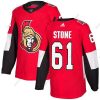 Ottawa Senators 61 Mark Stone Punainen Kotiottelu Aito Ommeltu NHL Paita – Lasten