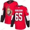 Ottawa Senators 65 Erik Karlsson Punainen Kotiottelu Aito Ommeltu NHL Paita – Nuoret