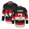 Ottawa Senators #7 Kyle Turris Musta Vieras Paita – Miesten