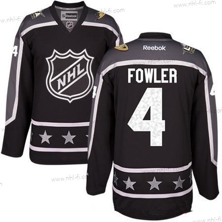 Pacific Division Anaheim Ducks #4 Cam Fowler Reebok Musta 2017 NHL All-Star Ommeltu Jääkiekko Paita – Miesten