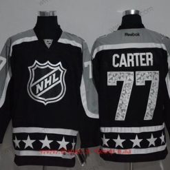 Pacific Division Los Angeles Kings #77 Jeff Carter Reebok Musta 2017 NHL All-Star Ommeltu Jääkiekko Paita – Miesten