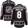 Pacific Division San Jose Sharks #8 Joe Pavelski Reebok Musta 2017 NHL All-Star Ommeltu Jääkiekko Paita – Miesten