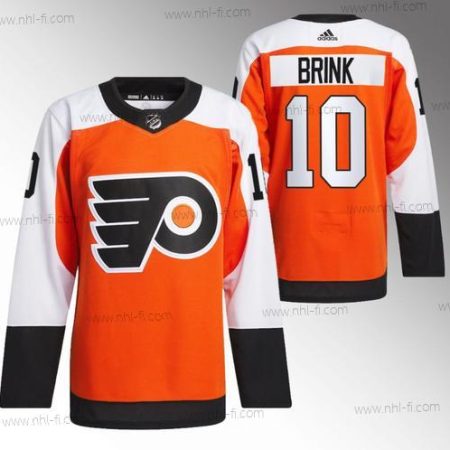 Philadelphia Flyers #10 Bobby Brink 2023-24 Oranssi Ommeltu Paita – Miesten