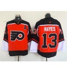 Philadelphia Flyers #13 Kevin Hayes Oranssi 2021 Käänteinen Retro Aito Paita – Miesten