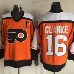 Philadelphia Flyers #16 Bobby Clarke 1997-98 Oranssi CCM Vintage Paita – Miesten