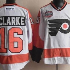 Philadelphia Flyers #16 Bobby Clarke Valkoinen Talvi Klassinen Paita – Miesten