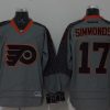 Philadelphia Flyers #17 Wayne Simmonds Charcoal Harmaa Paita – Miesten