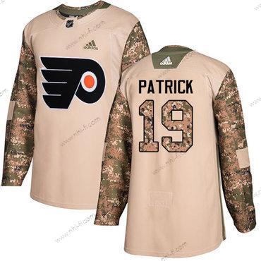 Philadelphia Flyers #19 Nolan Patrick Maastokuvio Aito 2017 Veterans Day Ommeltu NHL Paita – Nuoret