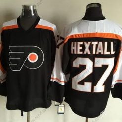 Philadelphia Flyers #27 Ron Hextall 1997-98 Musta CCM Vintage Paita – Miesten