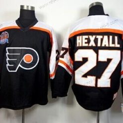 Philadelphia Flyers #27 Ron Hextall Stanley Cup Musta Retro CCM Paita – Miesten