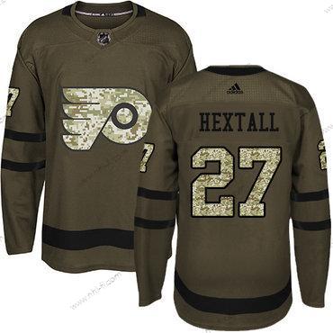 Philadelphia Flyers #27 Ron Hextall Vihreä Salute to Service Ommeltu NHL Paita – Nuoret