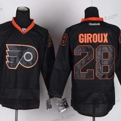 Philadelphia Flyers #28 Claude Giroux Musta Ice Paita – Miesten