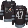 Philadelphia Flyers #47 Andrew Macdonald Musta 1917-2017 100th Vuosipäivä Ommeltu NHL Paita – Miesten