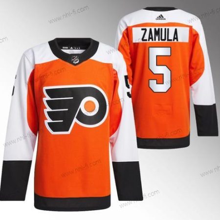 Philadelphia Flyers #5 Egor Zamula 2023-24 Oranssi Ommeltu Paita – Miesten