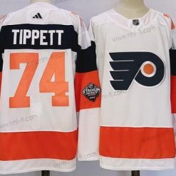 Philadelphia Flyers #74 Owen Tippett Valkoinen 2024 Stadium Series Ommeltu Paita – Miesten