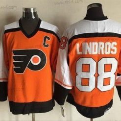 Philadelphia Flyers #88 Eric Lindros 1997-98 Oranssi CCM Vintage Paita – Miesten