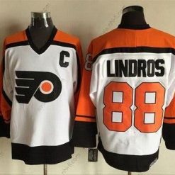 Philadelphia Flyers #88 Eric Lindros 1997-98 Valkoinen CCM Vintage Paita – Miesten