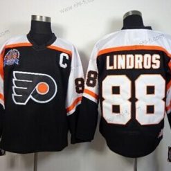 Philadelphia Flyers #88 Eric Lindros Stanley Cup Musta Retro CCM Paita – Miesten