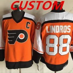 Philadelphia Flyers Räätälöidyt Oranssi CCM Retro NHL Jääkiekko Paita – Miesten