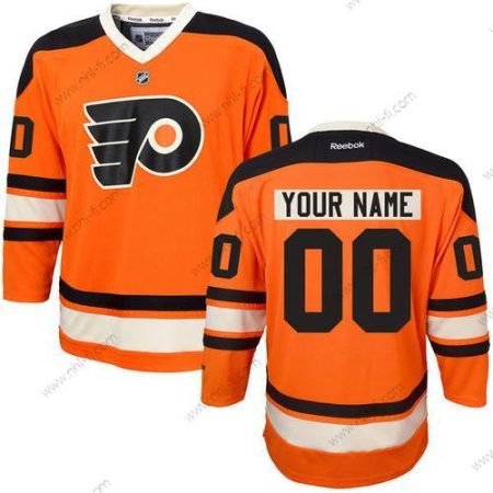 Philadelphia Flyers Räätälöidyt Oranssi Vaihtopaita Ommeltu NHL Reebok Jääkiekko Paita – Miesten