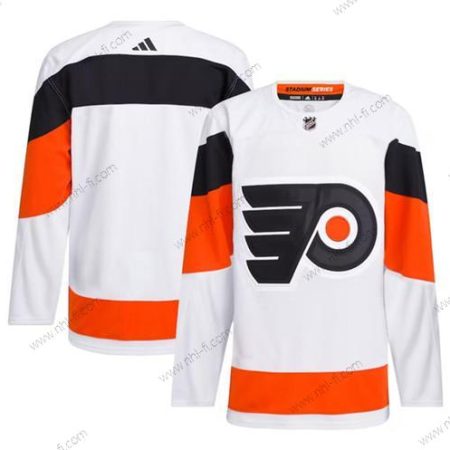 Philadelphia Flyers Tyhjä Valkoinen 2024 Stadium Series Ommeltu Paita – Miesten