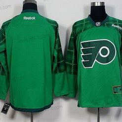 Philadelphia Flyers Tyhjä Vihreä 2016 St. Patrick’S Day Jääkiekko Paita – Miesten