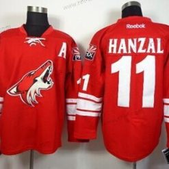 Phoenix Coyotes #11 Martin Hanzal Punainen Paita – Miesten