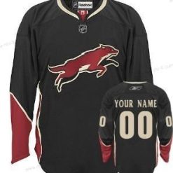 Phoenix Coyotes Räätälöidyt Musta Vieras Paita – Miesten