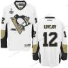 Pittsburgh Penguins #12 Ben Lovejoy Valkoinen Road 2017 Stanley Cup NHL Finals Patch Paita – Miesten