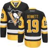 Pittsburgh Penguins #19 Beau Bennett Musta Vieras 2017 Stanley Cup NHL Finals Patch Paita – Miesten