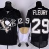 Pittsburgh Penguins #29 Marc-Andre Fleury Musta Paita – Miesten