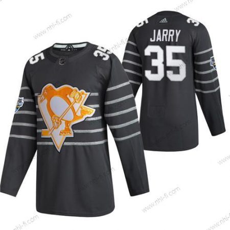 Pittsburgh Penguins #35 Tristan Jarry Harmaa All Star Ommeltu NHL Paita – Miesten