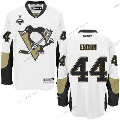 Pittsburgh Penguins #44 Tim Erixon Valkoinen Road 2017 Stanley Cup NHL Finals Patch Paita – Miesten