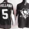 Pittsburgh Penguins #5 Deryk Engelland Musta Paita – Miesten