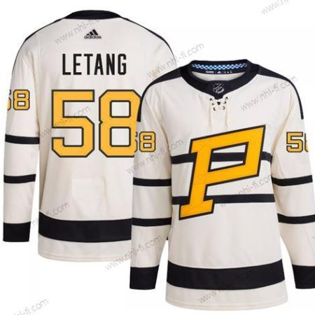 Pittsburgh Penguins #58 Kris Letang Kerma 2023 Talvi Klassinen Ommeltu Paita – Miesten